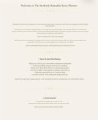 The Modestly Ramadan Reset Planner – Digital Download